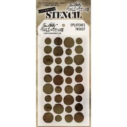 Wholesale 🥰 Stampers Anonymous Tim Holtz® Splotches Layered Stencil 🤩