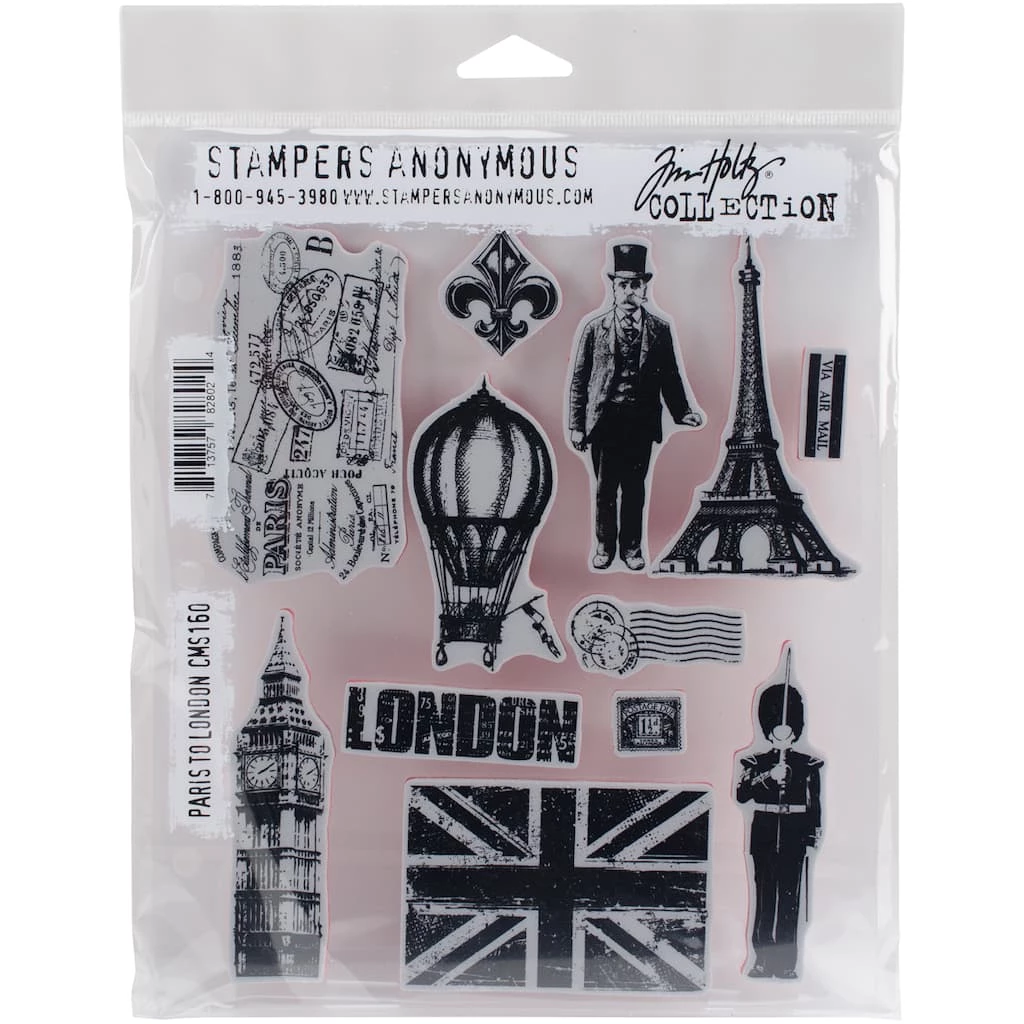Best reviews of βοΈ Stampers Anonymous Tim Holtz® Paris To London Cling Stamps π