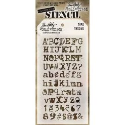 Wholesale 🎁 Stampers Anonymous Tim Holtz® Typo Layered Stencil 👏