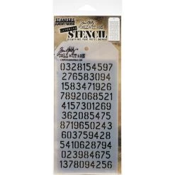 Cheap 👍 Stampers Anonymous Tim Holtz® Digits Layered Stencil 👏