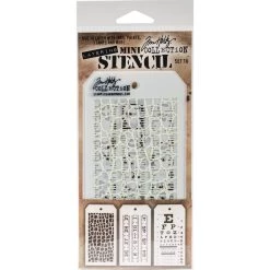 Brand new 😀 Stampers Anonymous Tim Holtz® Mini Layered Stencil Set #16 👏