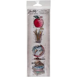 New 👏 Stamper's Anonymous Tim Holtz® Schoolhouse Mini Blueprints Strip Cling Stamps by Stampers Anonymous 😍