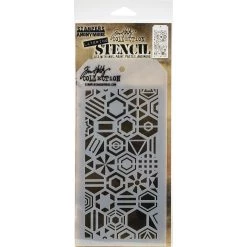 Promo ✨ Stampers Anonymous Tim Holtz® Patchwork Hex Layered Stencil ⭐