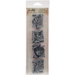 Buy ❤️ Stampers Anonymous Tim Holtz® Autumn Mini Blueprint Cling Stamps ❤️