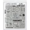 Buy ❤️ Stampers Anonymous Tim Holtz® Field Notes Cling Stamps 💯