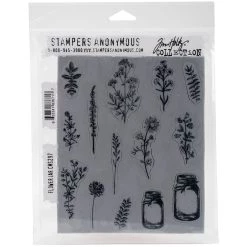 Cheap ⭐ Stampers Anonymous Tim Holtz® Flower Jar Cling Stamps ✨
