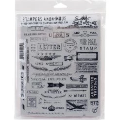 Top 10 ✔️ Stampers Anonymous Tim Holtz® Correspondence Cling Stamps ✔️