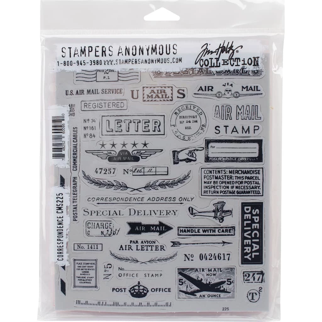 Top 10 ✔️ Stampers Anonymous Tim Holtz® Correspondence Cling Stamps ✔️