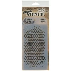 Cheapest 👏 Stampers Anonymous Tim Holtz® Bubble Layering Stencil 🔔