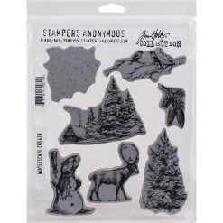 Hot Sale 👍 Stampers Anonymous Tim Holtz® Winterscape Cling Stamps 🌟