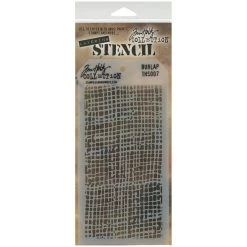 Best deal ⌛ Stampers Anonymous Tim Holtz® Burlap Layering Stencil 👏