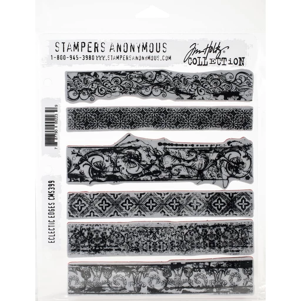 Wholesale π Stampers Anonymous Tim Holtz® Eclectic Edges Cling Stamps π