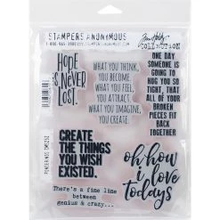 Best deal ⌛ Stampers Anonymous Tim Holtz® Ponderings Cling Stamps 💯