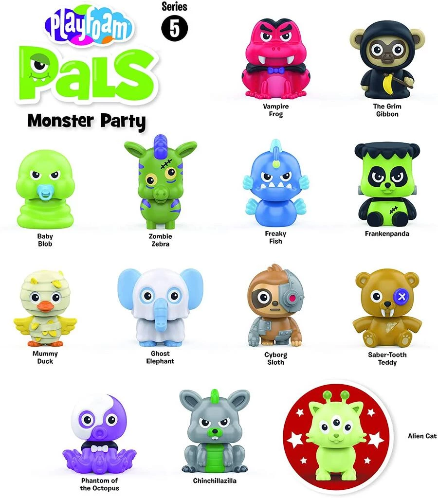 New β Educational Insights Playfoam Pals Monster Party Series 5, 12ct. π - Image 7