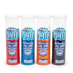 Brand new ✔️ Educational Insights Black, Red, Blue 'n Orange Pluffle Playfoam Set 🔔