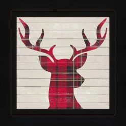 Deals ✔️ Timeless Frames® Plaid 🎁 Christmas I Framed Wall Décor ✨