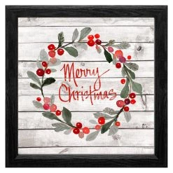 Coupon 🔔 Timeless Frames® Merry 🎁 Christmas Wreath Framed Wall Décor 🔔